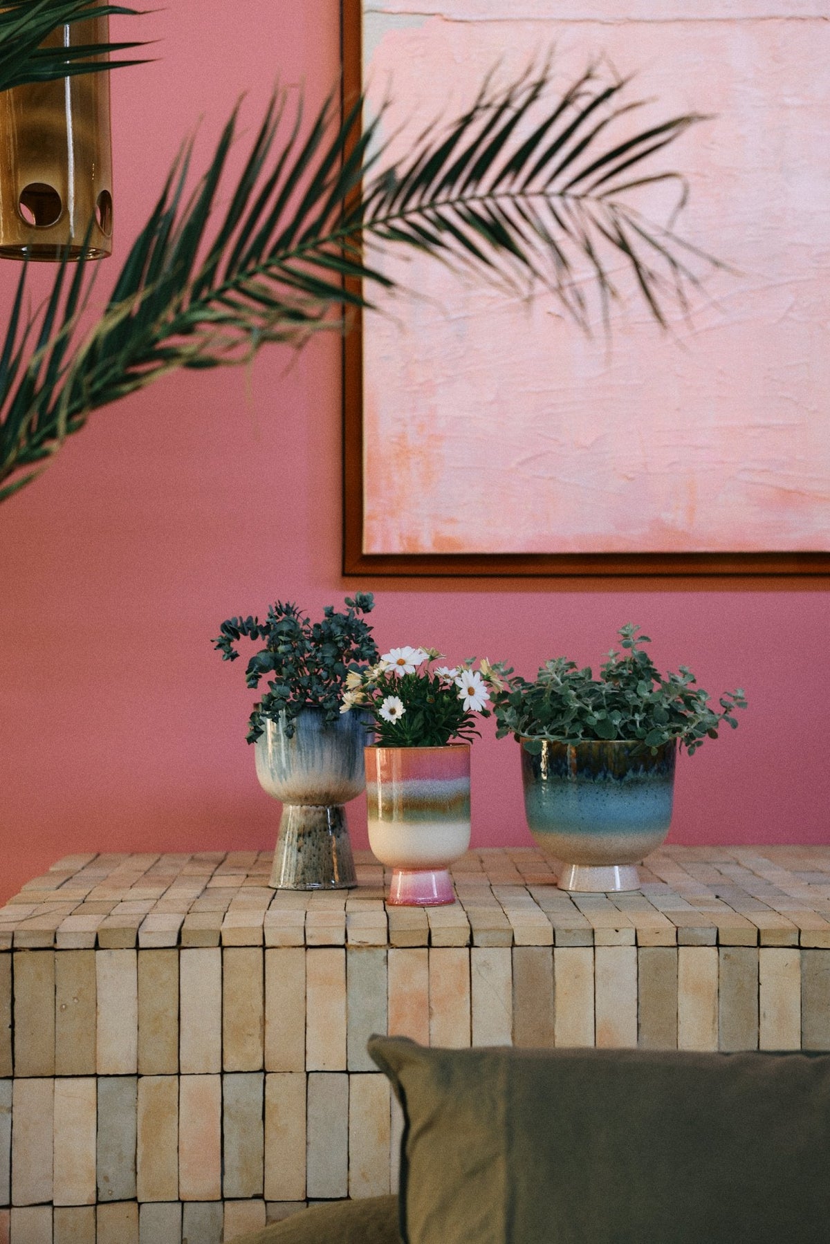 HK Living | Retro flower pot Rosefield