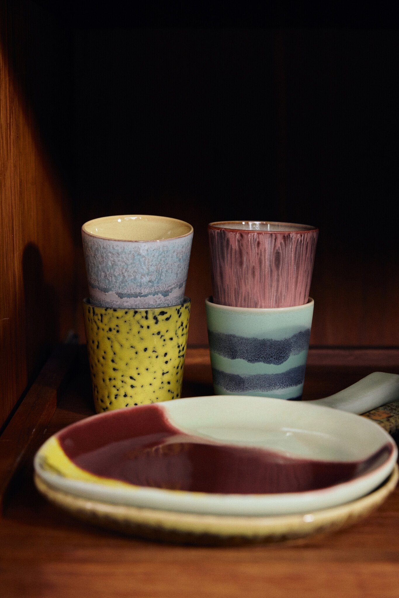 HK Living | 70's servies koffiekopje corn