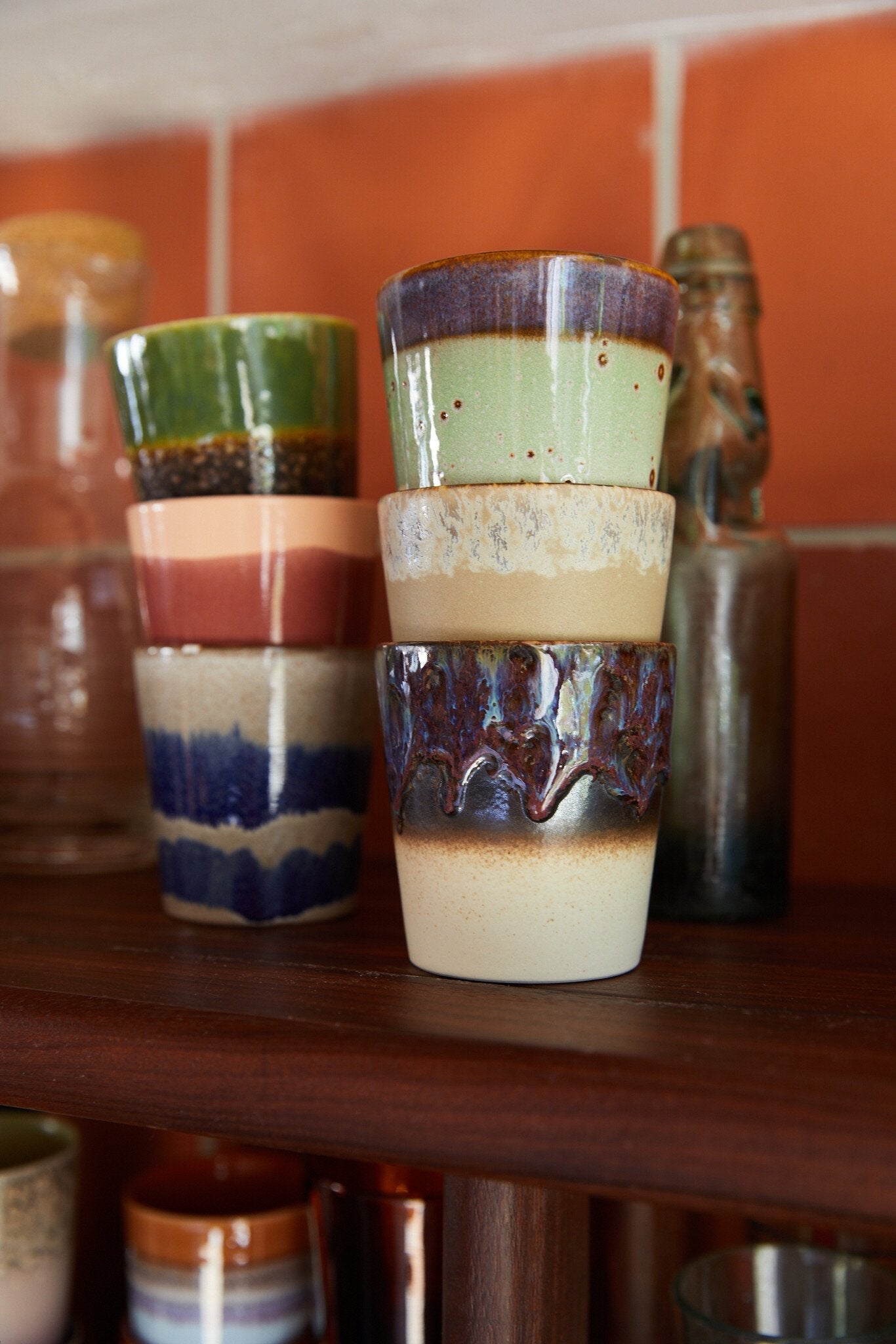 HK Living | 70's servies koffiekopje Algae