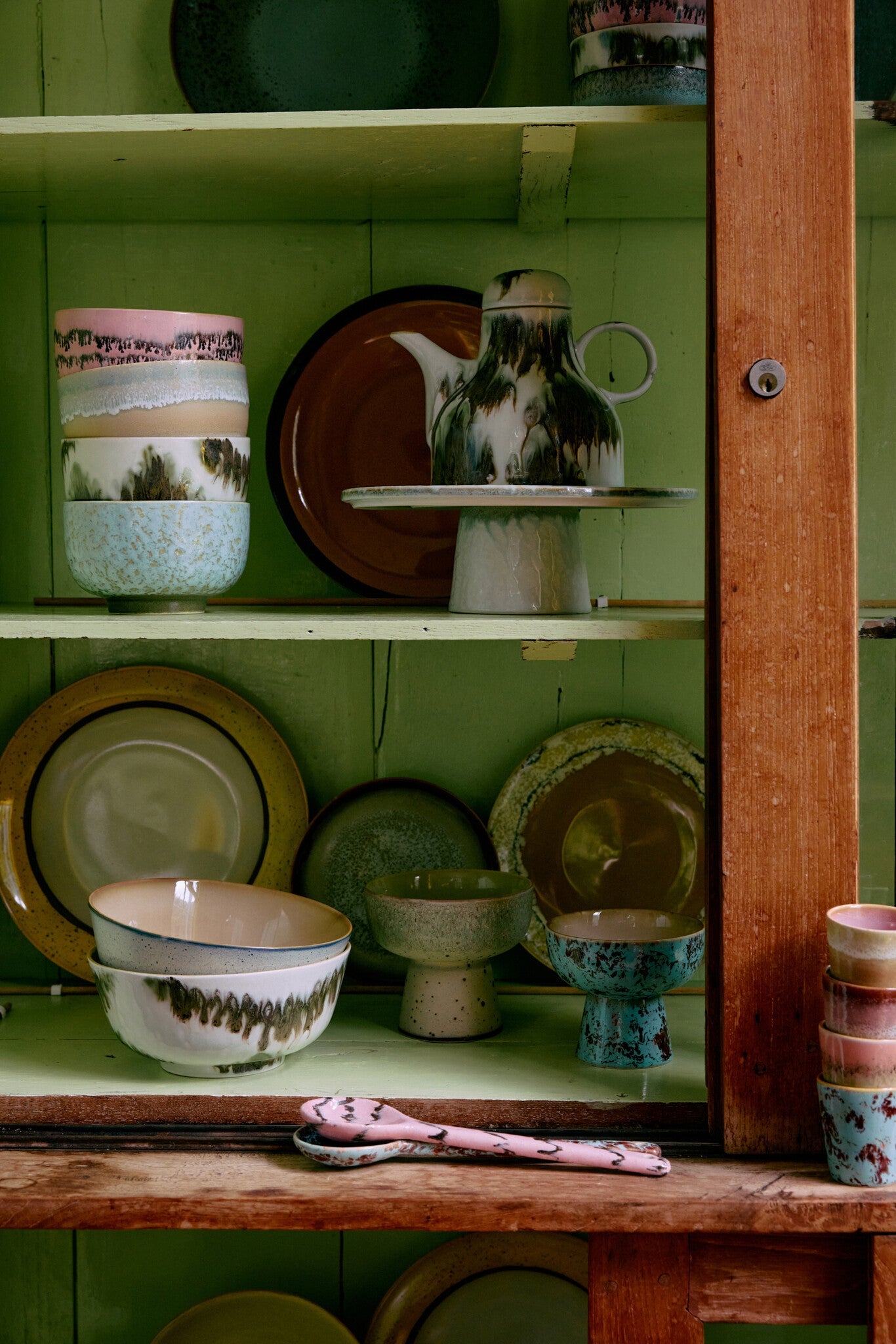 HK Living | 70's servies taartschaal Smudge