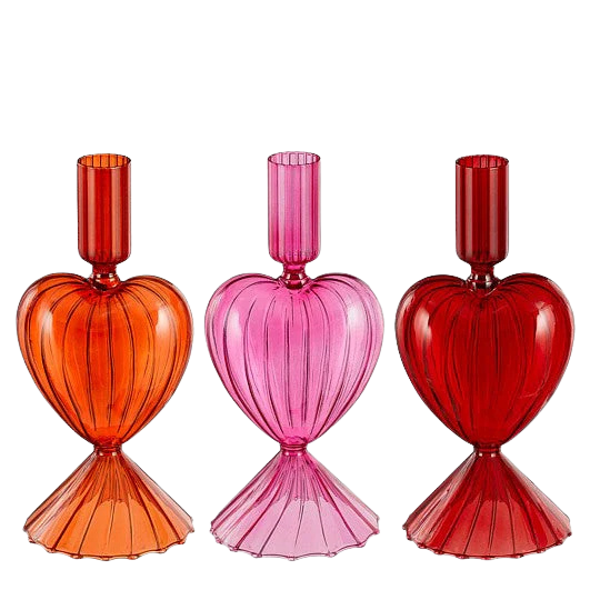 Stijl28 | Kandelaar hart assorti 20x8cm