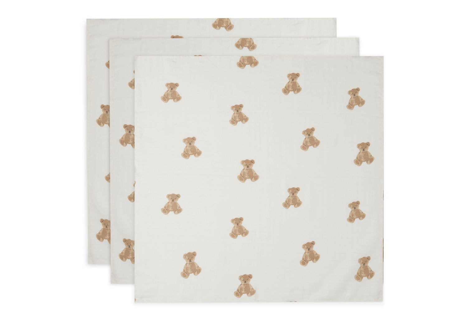 Jollein | Hydrofiele doek small teddy bear 70x70cm 3st.