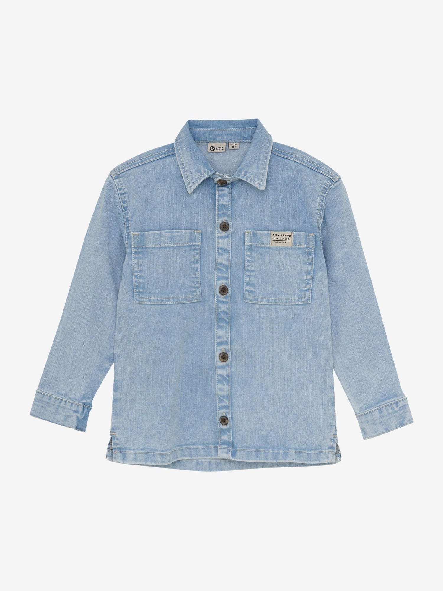 Daily7 | Blouse denim backprint