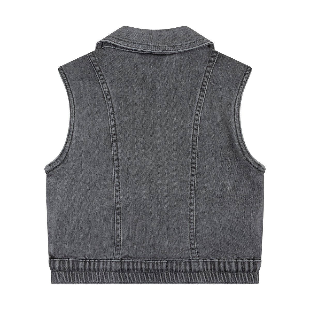 Daily7 | Gilet denim grijs