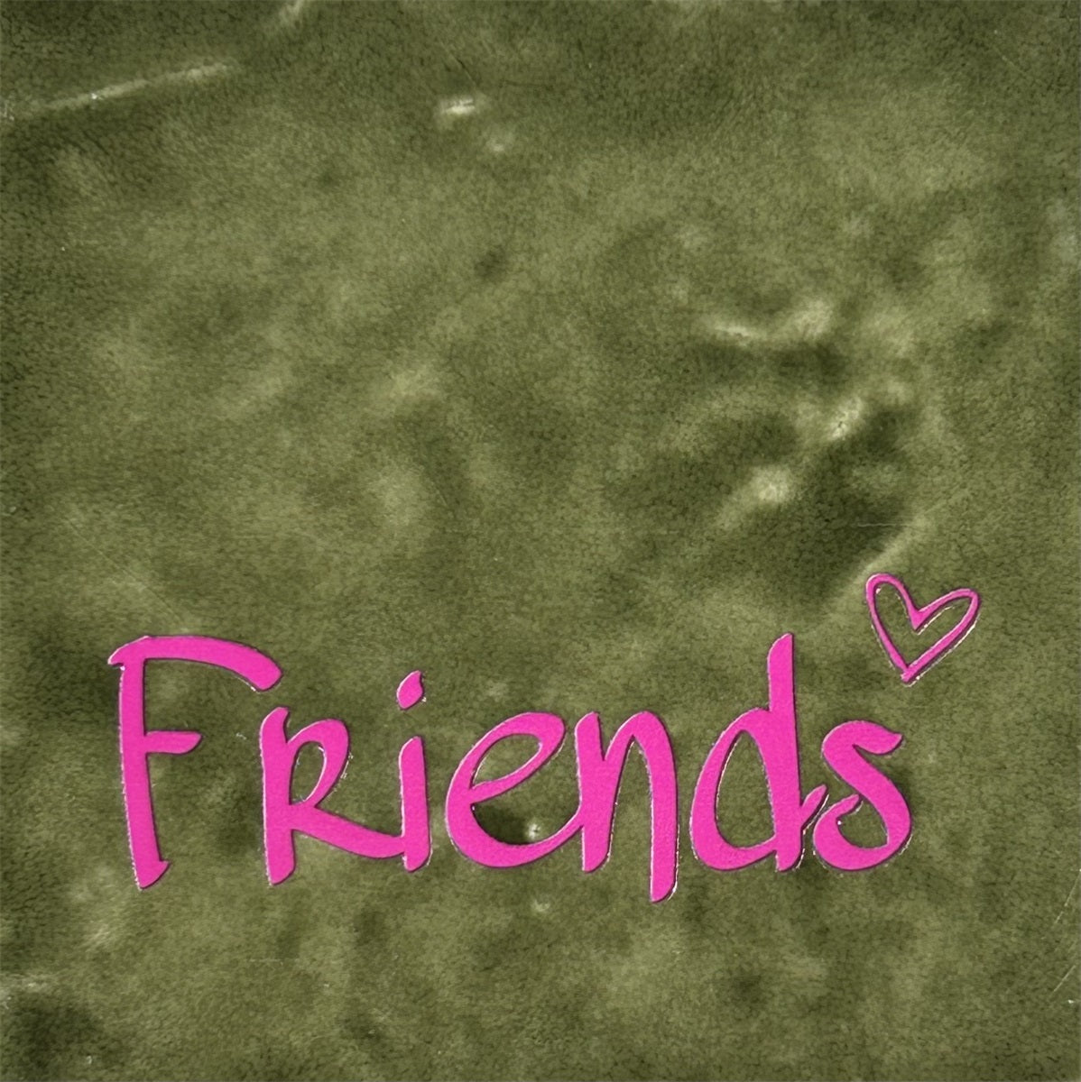 Yett | Tegeltje groen Friends roze