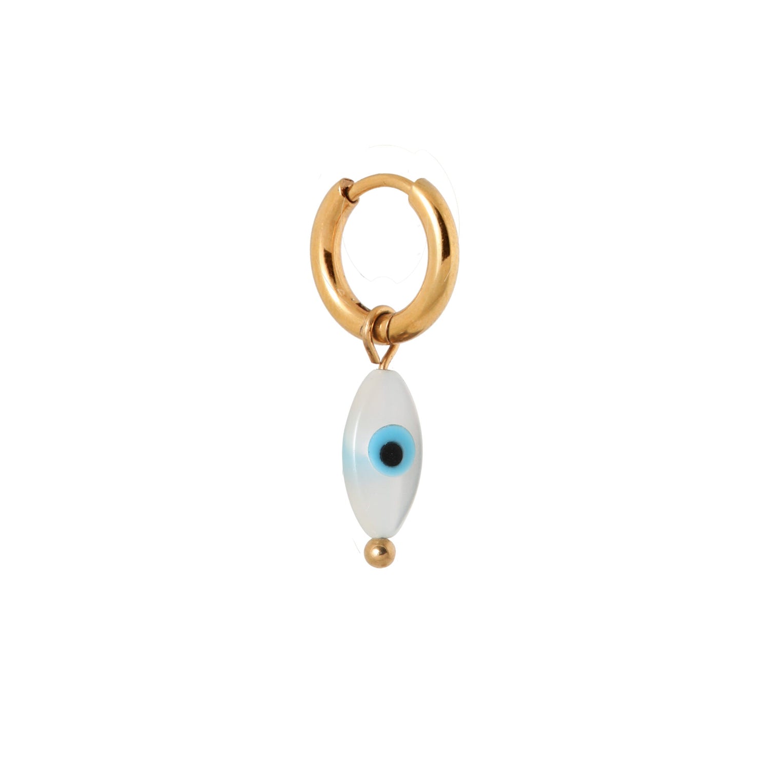 Label Kiki | Hoops iris goud set2
