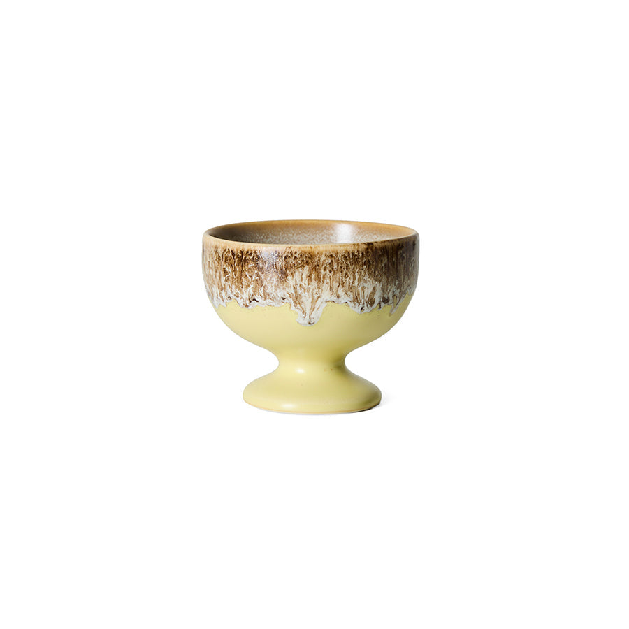 HK Living | 70s ceramics: small coupe, custard