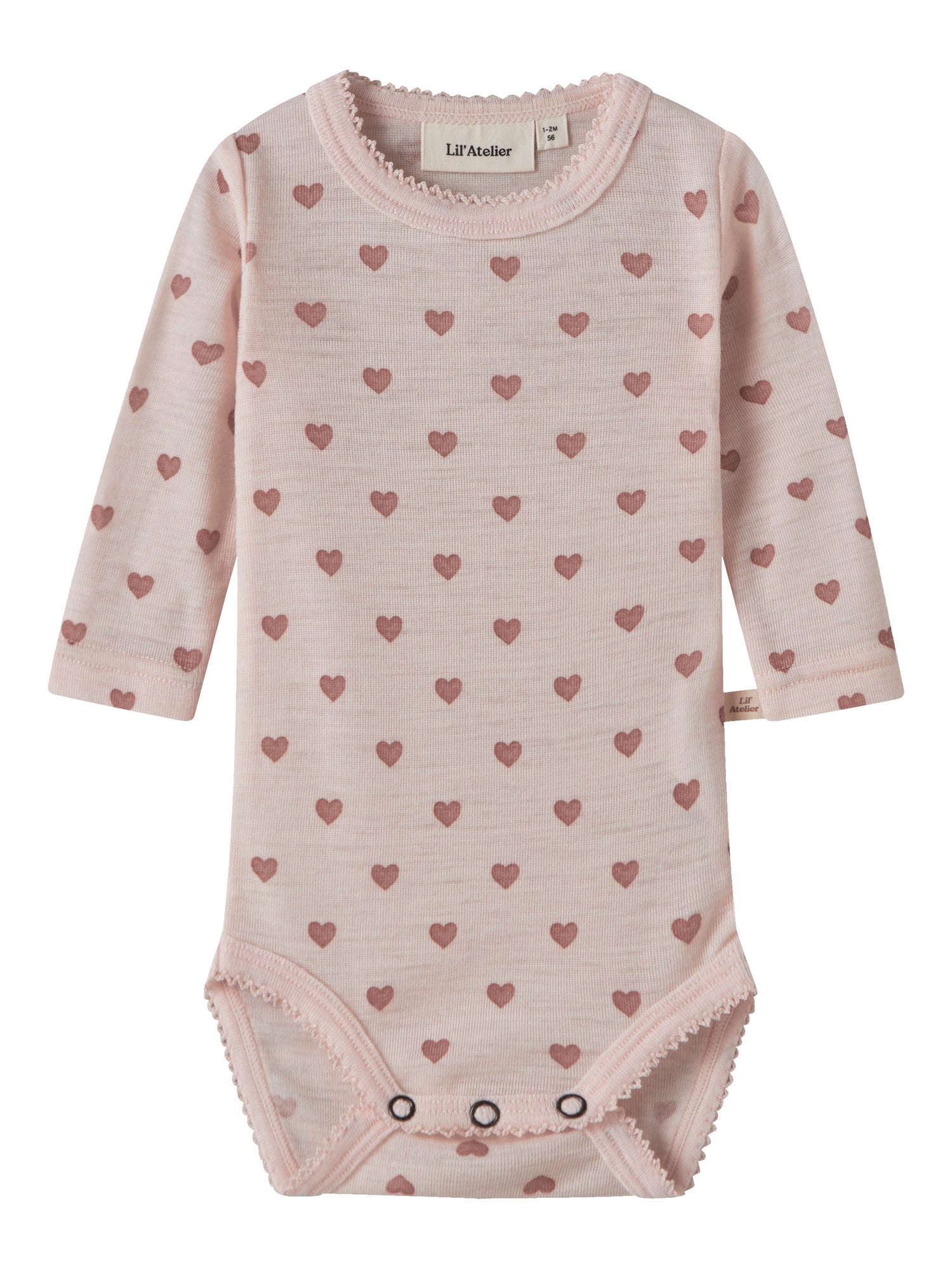 Lil Atelier | Romper Noel Nia Wool NOOS morganite heart