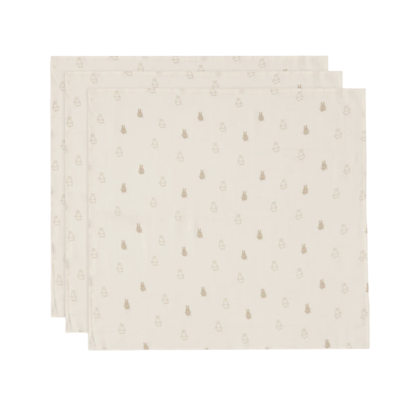 Jollein | Hydrofiele doek small happy Nijntje 70x70cm 3st.