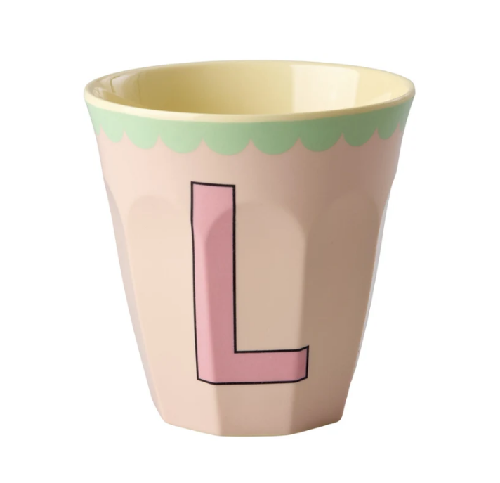 Rice | Mok Melamine L zacht roze vintage