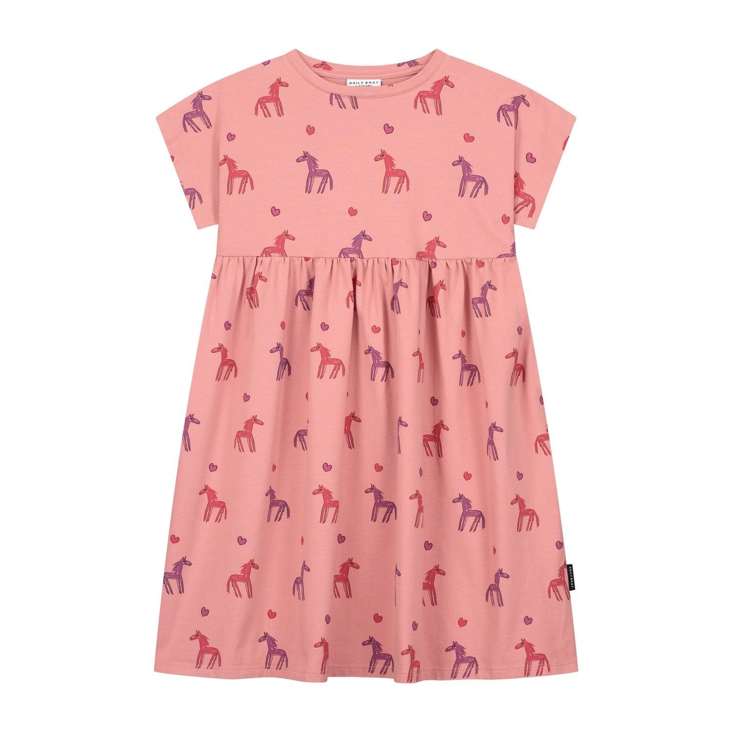 Daily Brat | Jurk stardust horse old rose