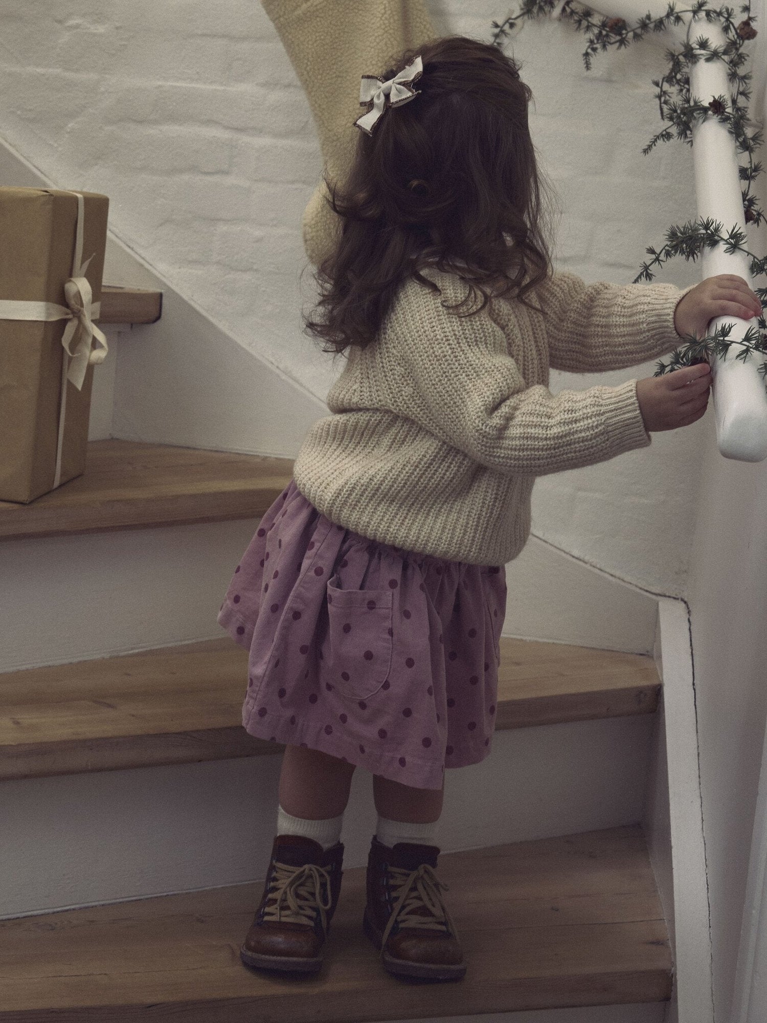 Lil Atelier | Rok Somba stippen roze