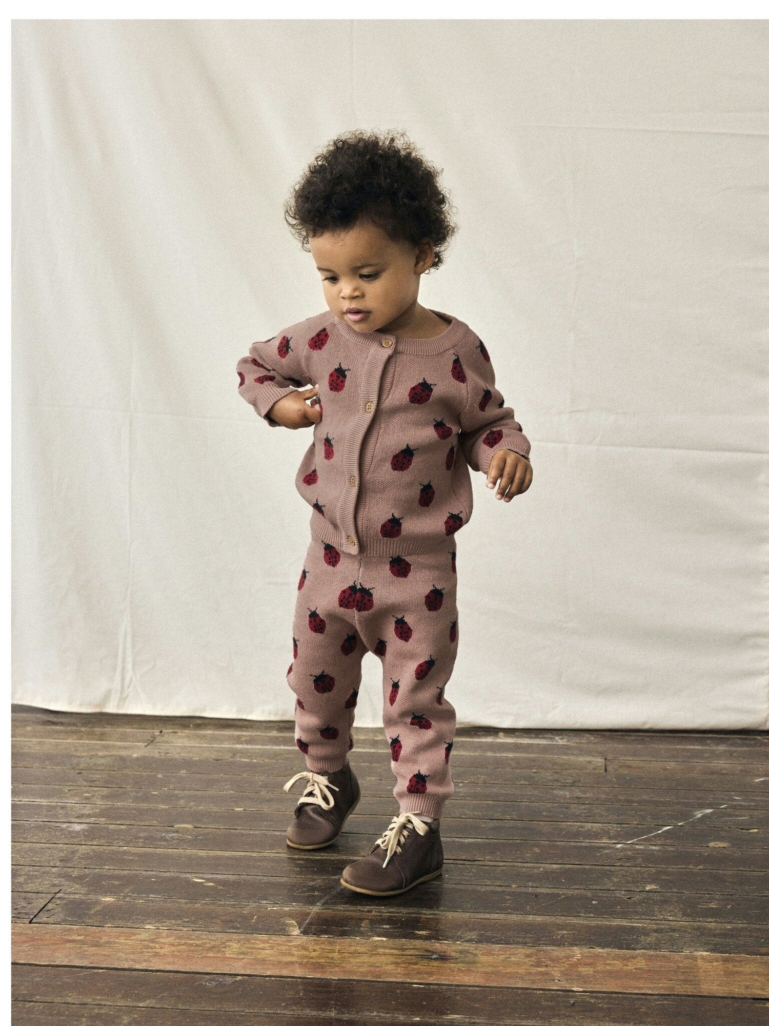 Lil Atelier | Vest Lieveheersbeestje misty rose