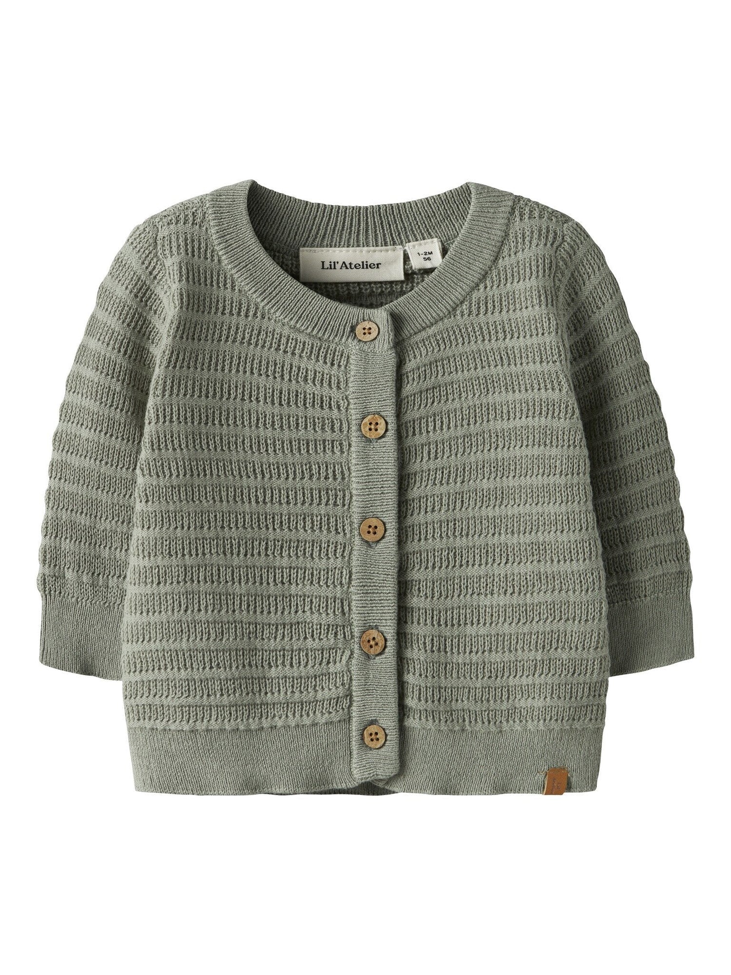 Lil Atelier | Vestje Thunder seagrass