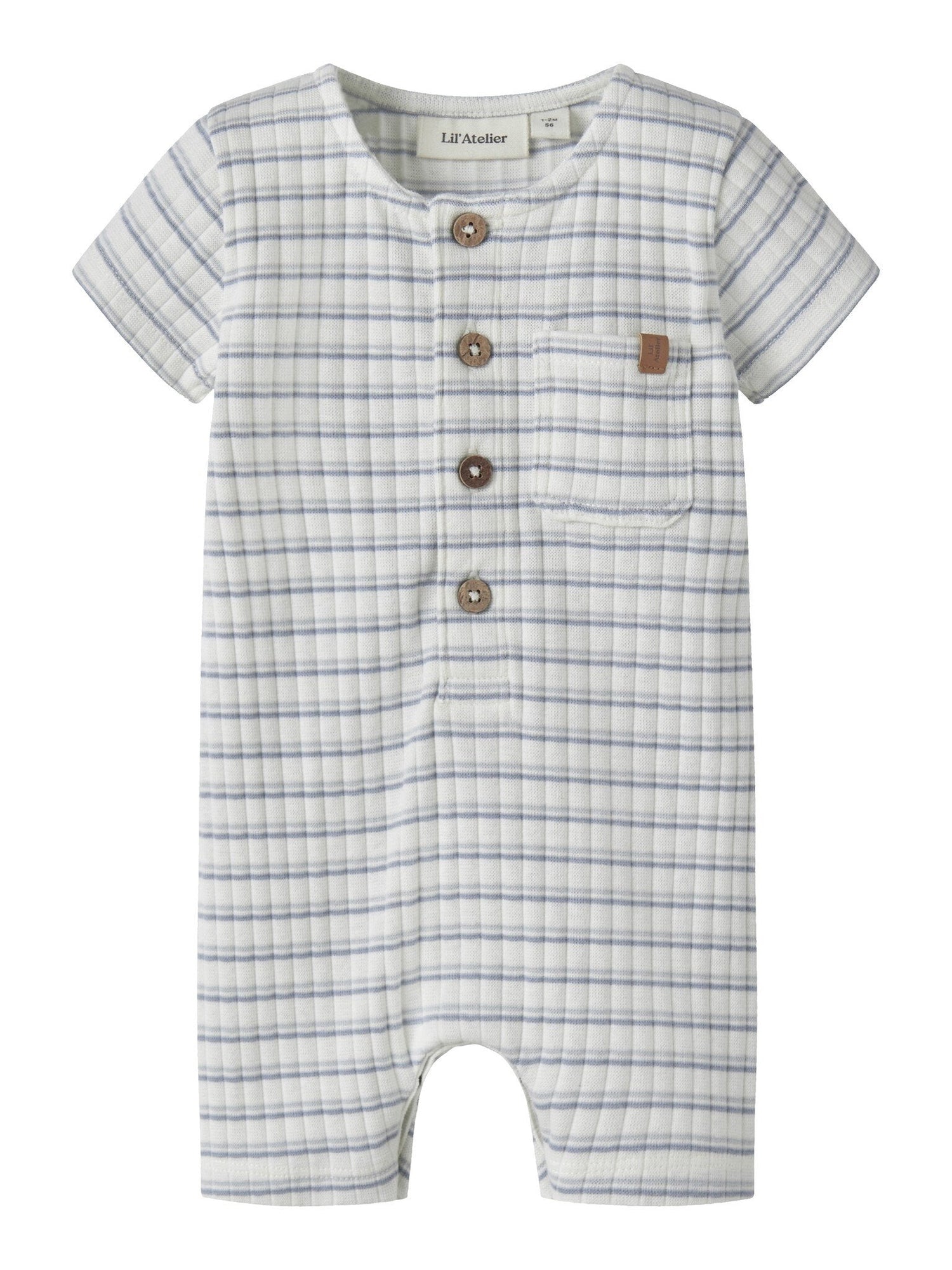 Lil Atelier | Broekpakje Haldur coconut milk dusty blue
