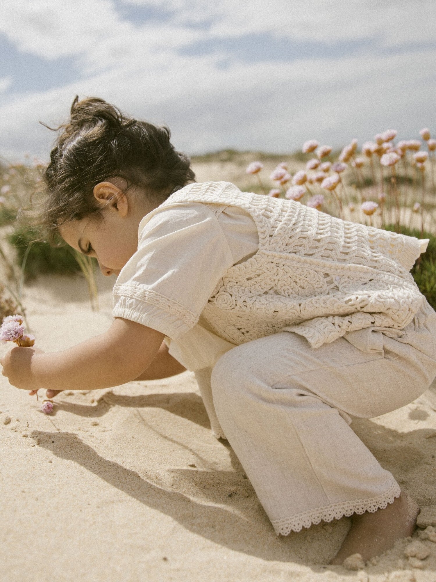 Lil Atelier | Vest Dagny turtledove melange