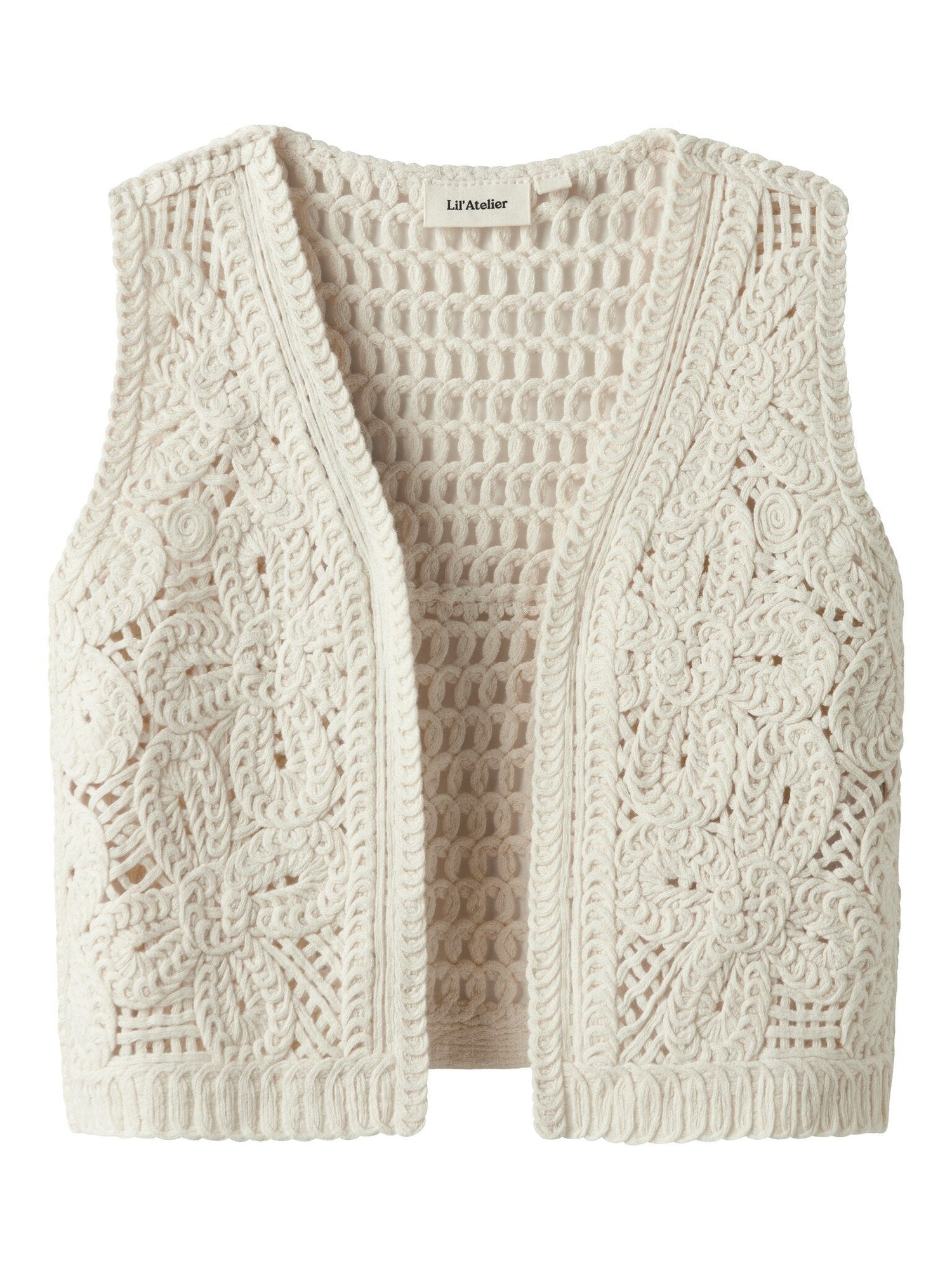 Lil Atelier | Vest Dagny turtledove melange