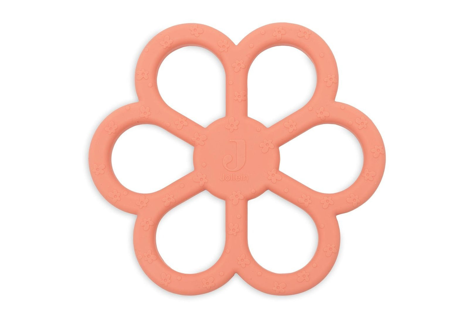 Jollein | Bijtring siliconen flower coral rose