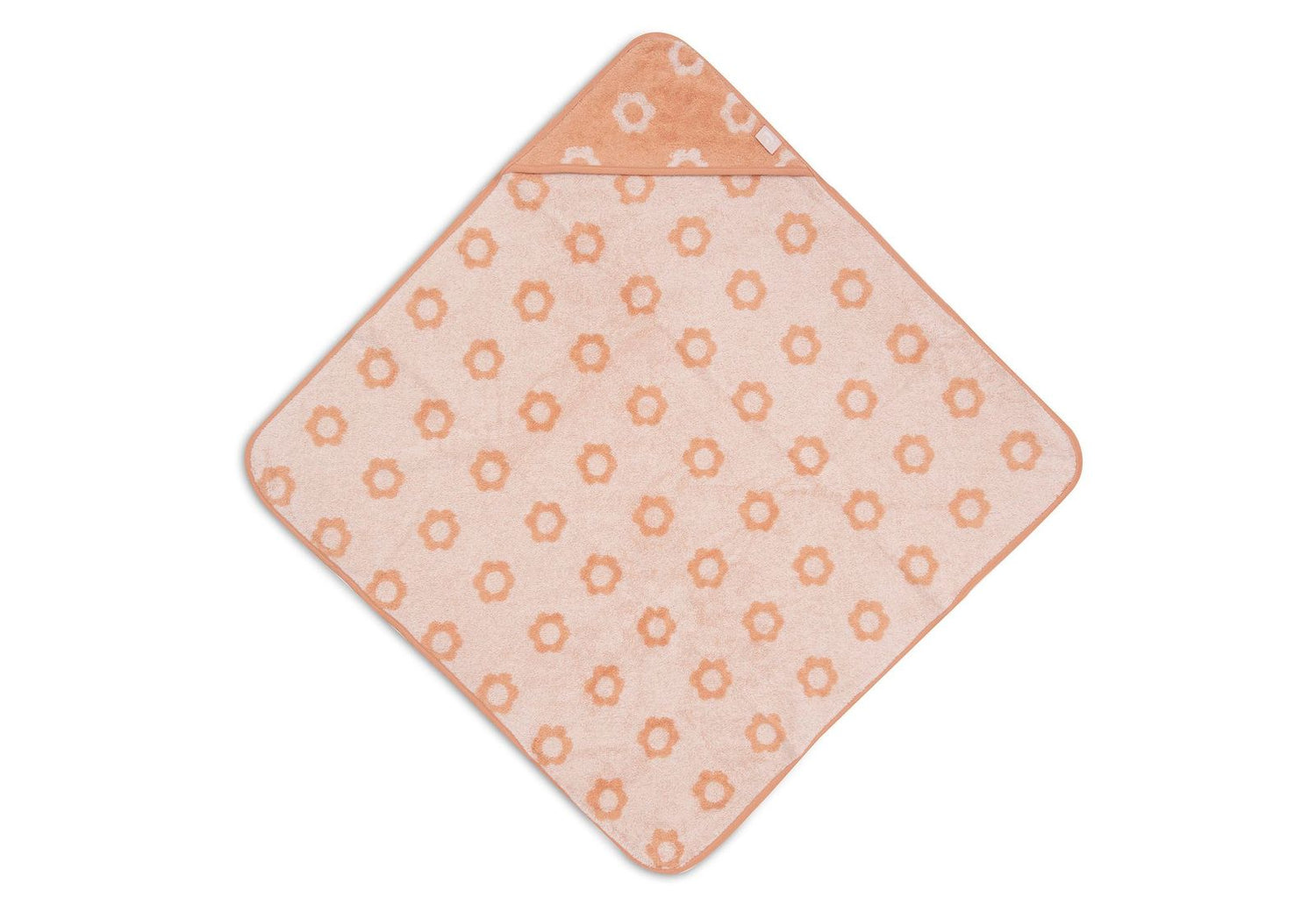 Jollein | Badcape badstof 75x75cm jacquard flower