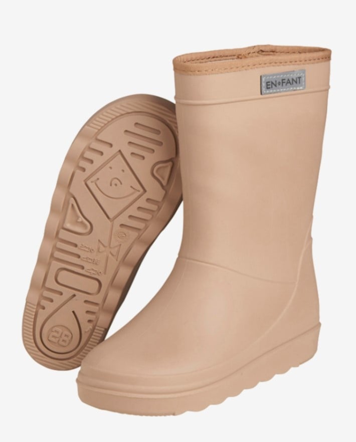 Enfant | Regenlaarzen solid affogat