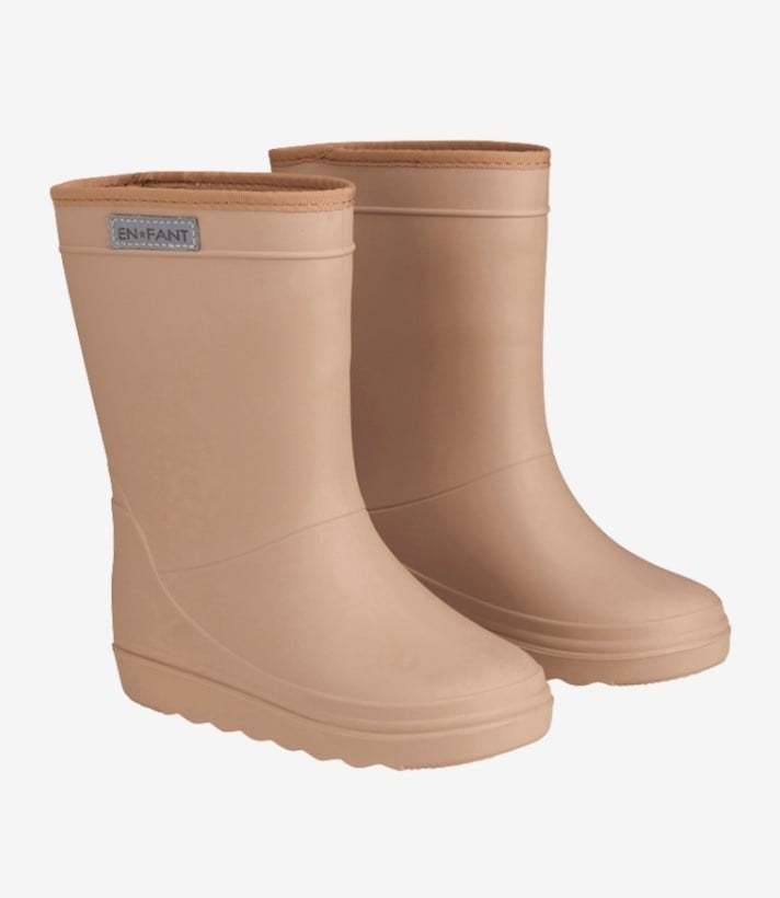 Enfant | Regenlaarzen solid affogat