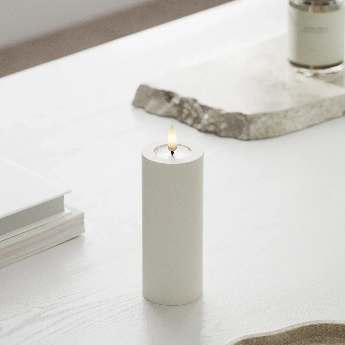 Deluxe Homeart | LED Kaars wit 5x10cm