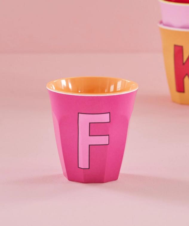 Rice | Mok melamine F donker roze
