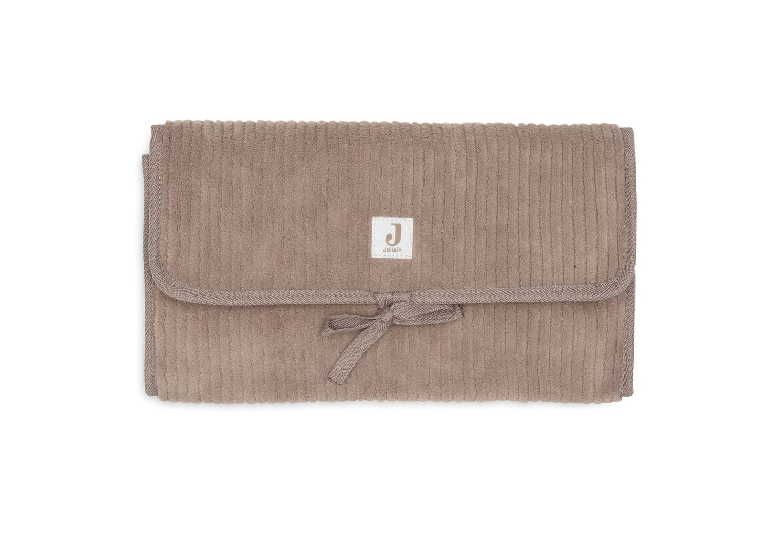 Jollein | Verschoningsmat met opbergvak cloudy rib milky coffee