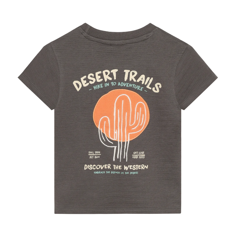 Daily7 | T-shirt Structure print thunderstorm