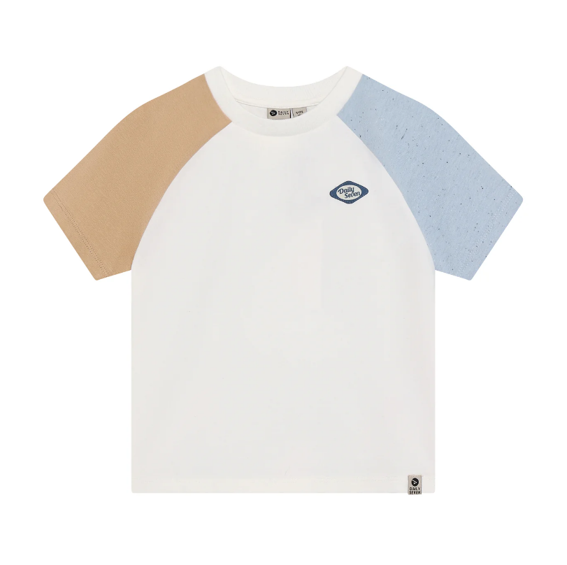 Daily7 | T-shirt contrast egret