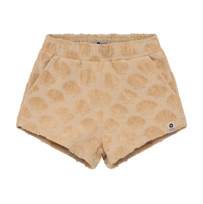 Daily7 | Short Terry print latte sand