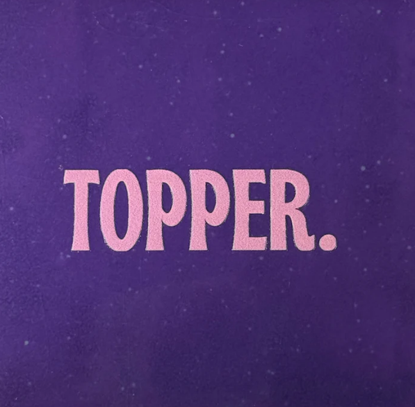 Yett | Tegeltje topper paars/roze