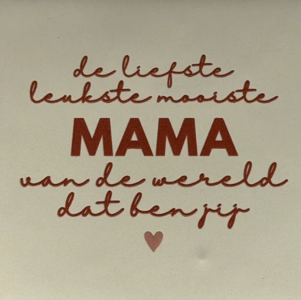 Yett | Tegeltje liefste leukste mama.. creme