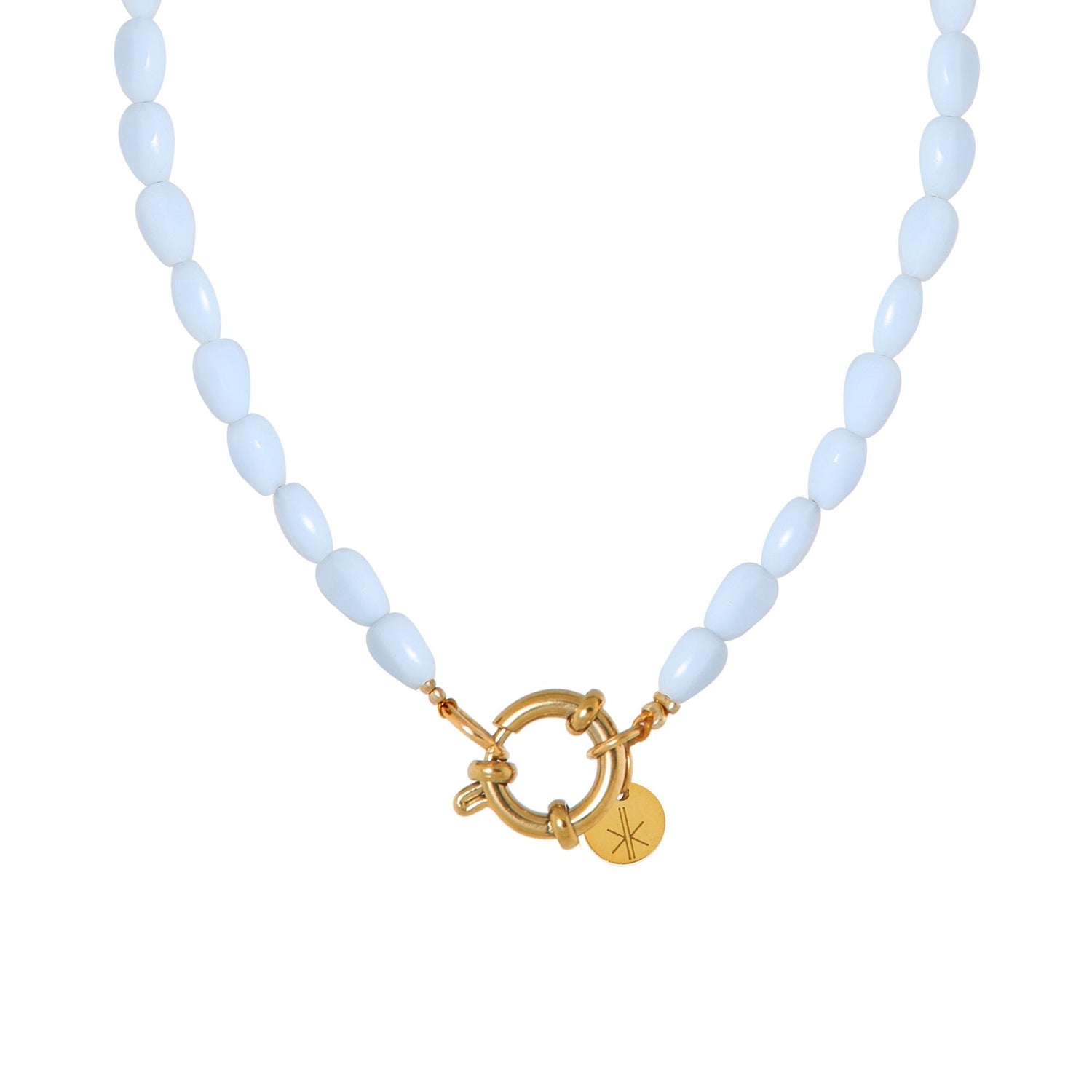 Label Kiki | Ketting Shades of blue gold