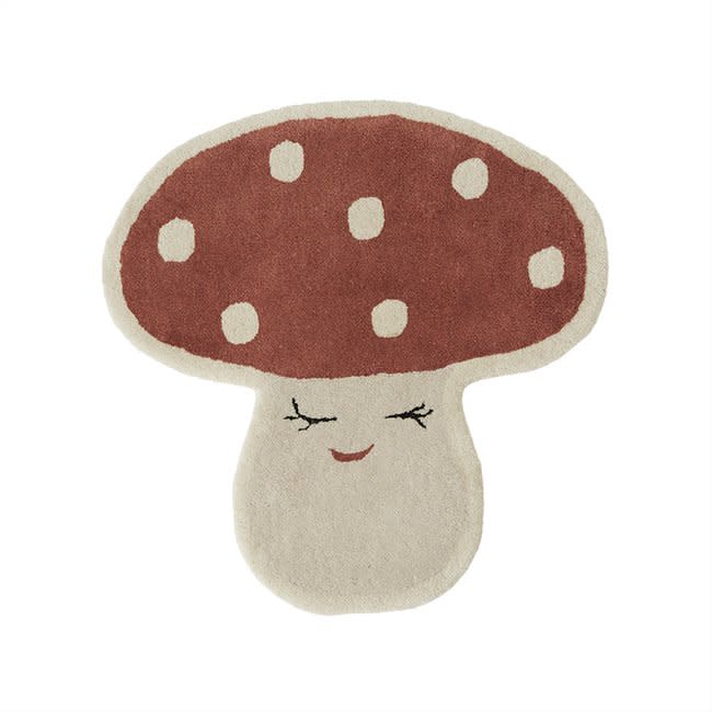 OYOY | Mini malle mushroom vloerkleed
